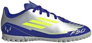 Сороконіжки Adidas F50 CLUB TF J MESSI сріблястий Діт 38 2/3 EU (23,8см) 00000036485