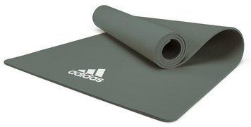 Коврик для йоги Adidas Yoga Mat темно-зеленый Уни 176 х 61 х 0,8 см ADYG-10100RG