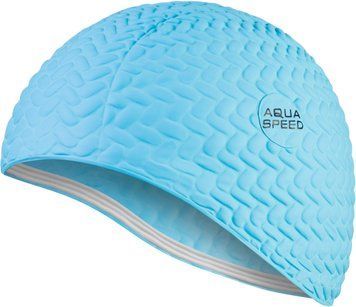 Шапка для плавання Aqua Speed BOMBASTIC TIC-TAC 5715 світло-блакитний Жін OSFM 117-02
