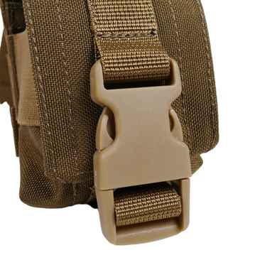Тактичний підсумок під 1 гранату KIBORG GU Single Mag Pouch Coyote k4770