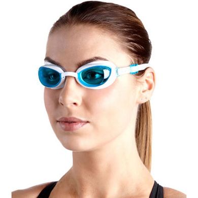 Окуляри для плавання Speedo AQUAPURE GOG AF білий, блакитний Уні OSFM 00000015911