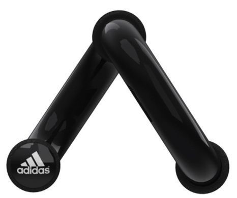 Упоры для отжима Adidas Push Up Bars черный OFSM ADAC-12231-DS