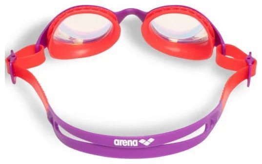 Очки для плавания Arena AIR JR MIRROR фиолетовый, красный OSFM 009273-100