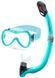Набор маска и трубка Aqua Speed ​​ALIZE FS+SAMOS 61091 бирюзовый OSFM 621-04 фото 7