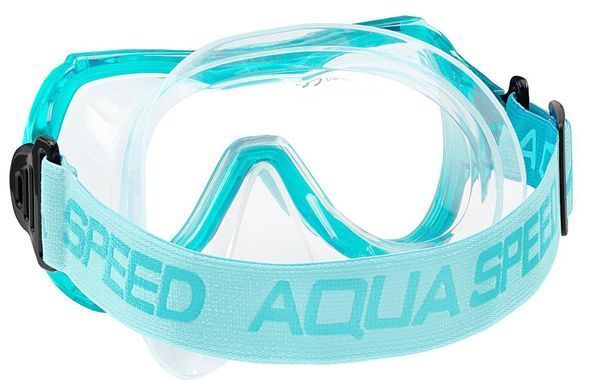 Набір маска і трубка Aqua Speed ALIZE FS + SAMOS 61091 бірюзовий Діт OSFM 621-04