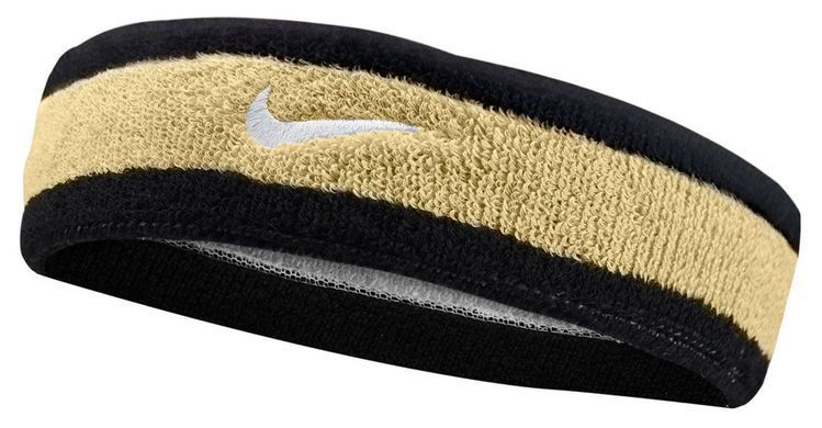 Пов'язка на голову Nike SWOOSH HEADBAND чорний, коричневий Уні OSFM N.000.1544.055.OS