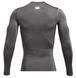 Лонгслив Under Armour HG Armour Comp LS серый Чол LG 1361524-025 фото 2