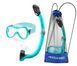 Набор маска и трубка Aqua Speed ​​ALIZE FS+SAMOS 61091 бирюзовый OSFM 621-04 фото 8