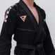 Костюм для бразильського джиу-джитсу RDX BRAZILIAN JIU-JITSU SUIT чорний A4 BJJ-S1B фото 2