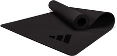 Килимок для йоги Adidas Premium Yoga Mat чорний Уні 176 х 61 х 0,5 см 00000026182