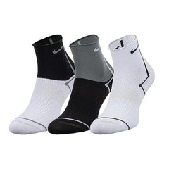 Шкарпетки Nike W NK EVERYDAY PLUS LTWT ANKLE чорний, білий, сірий Жін 34-38 00000019419