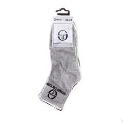 Шкарпетки Sergio Tacchini 3-pack чорний, білий, сірий Жін 36-41 00000008251