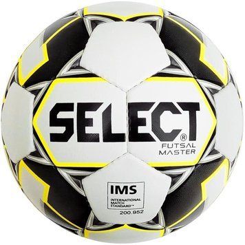 М'яч для футзалу Select Futsal Master 2019 \ 2020 IMS (біл/жовт/чорн) 1043446051