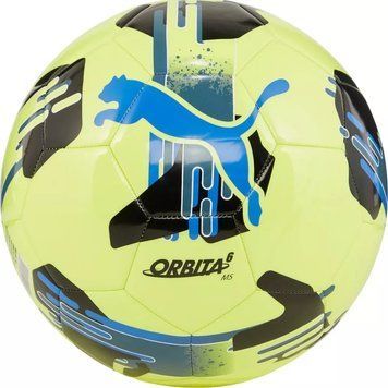М'яч футбольний Puma Orbita 6 MS жовтий, чорний, синій 5 (084335-08) 084335-08