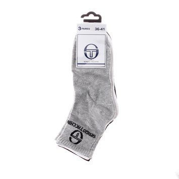 Шкарпетки Sergio Tacchini 3-pack чорний, білий, сірий Жін 36-39 00000008251