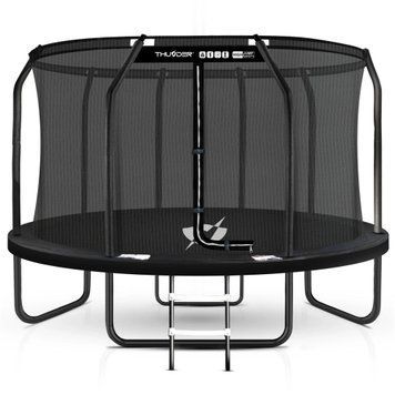 Батут THUNDER INSIDE ELITE з внутрішньою сіткою 12 футів 366 см чорний INSIDE-ELITE-12FT-BLACK