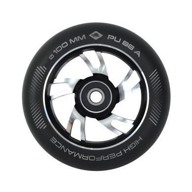 Колеса запасні для трюкового самокату Schildkr&ouml;t Hi Performance Wheels чорний Уні PU 100 мм 510981