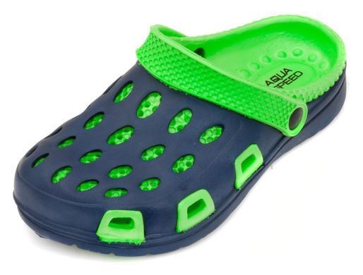 Крокси Aqua Speed SILVI 6931 синій, зелений Діт 28 508-48
