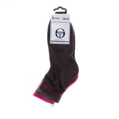 Шкарпетки Sergio Tacchini 3-pack білий, сірий, рожевий Жін 36-41 00000008252