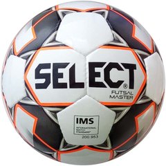 Мяч для футзала Select Futsal Master 2019\2020 IMS (бел/оранж/черн) 1043446061
