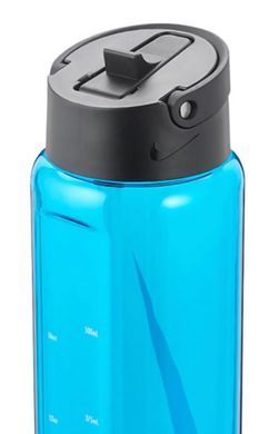 Пляшка NIKE TR RENEW RECHARGE STRAW BOTTLE 24 OZ блакитний, чорний Уні 709 мл N.100.7642.445.24