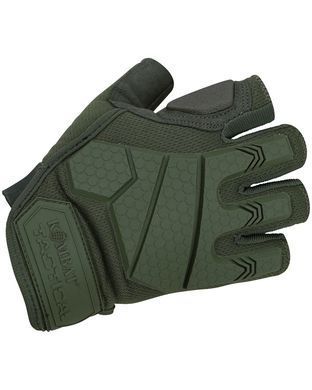 Перчатки тактические KOMBAT UK Alpha Fingerless Tactical Gloves (kb-aftg-olgr-s) kb-aftg-olgr-s
