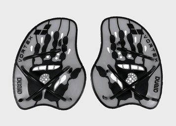 Лопатки для плавання Arena VORTEX EVOLUTION HAND PADDLE срібний, чорний Уні M 95232-015