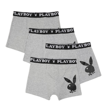Набір з 4 труси-боксери Playboy ANNYA PLAYBOY BOXERSHORT сірий Чол S ANNYA-44