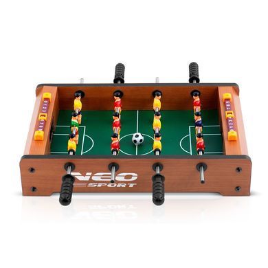 Настольный футбол Neo-Sport NS-439, 34,5 x 22 x 7 см, коричневый 1439