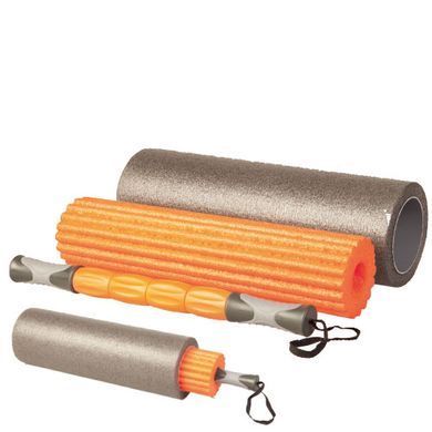 Массажный ролик 3в1 LiveUp YOGA ROLLER SET LS3765
