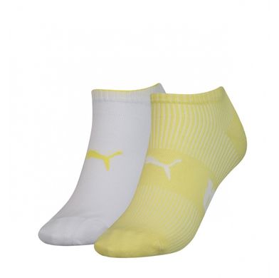 Шкарпетки Puma SNEAKER STRUCTURE 2P WOMEN жовтий, білий Жін 35-38 00000009489