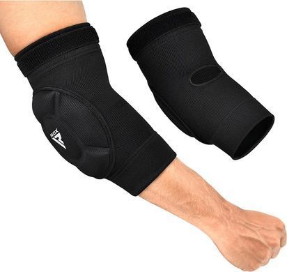 Налокітник RDX HOSIERY ELBOW FOAM чорний, білий M HYP-EBW