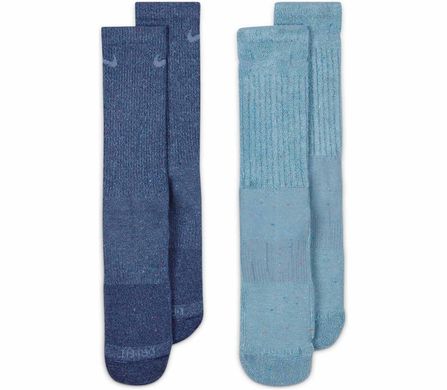 Шкарпетки Nike U NK EVERYDAY PLUS CUSH CREW 2PR синій, блакитний Уні 34-38 00000017096