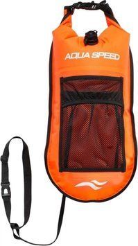 Буй для плавання з кишенею Aqua Speed OPEN WATER SWIM BUOY+POCKET 63230 помаранчевий 17 літрів 747-75
