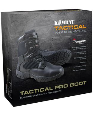 Ботинки тактические KOMBAT UK Tactical Pro Boot 50/50 размер 41 kb-tpb50-blk-41