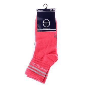 Шкарпетки Sergio Tacchini 3-pack білий, сірий, рожевий Жін 36-39 00000008253