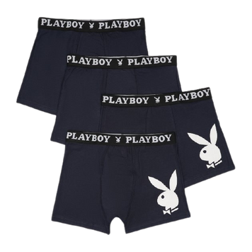 Набір з 4 труси-боксери Playboy ANNYA PLAYBOY BOXERSHORT синій Чол S ANNYA-45