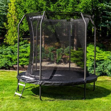 Батут THUNDER INSIDE ELITE з внутрішньою сіткою 8 футів 244 см чорний INSIDE-ELITE-8FT-BLACK