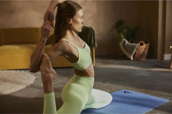 Килимок для йоги Adidas Yoga Mat блакитний 183 х 61 х 0,6 см ADYG-10002PI