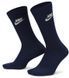 Шкарпетки Nike U NK NSW EVERYDAY ESSENTIAL CR синій, білий, сірий Уні 42-46 DX5025-903 фото 1