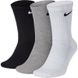 Шкарпетки Nike U NK EVERYDAY CUSH CREW 3PR чорний, білий, сірий Уні 34-38 00000014737 фото 3