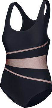 Купальник закритий для ок AqUnder Armour Speed Swimsuit STELLA LADY 62956 чорний, золотистий  299-07