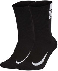 Шкарпетки Nike U NK MLTPLIER CRW 2PR чорний Уні 38-42 00000021257