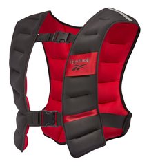 Обважнювач жилет Reebok Strength Series Weight Vest чорний, червоний Уні 3 кг 00000026251