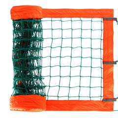 Сетка волейбольная 1x8,5 м. (шнур 3,5 мм, ячейка 10*10 см), вузловая с тросом SO-0952