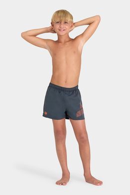 Шорти для плавання Arena BEACH SHORT LOGO R сірий, помаранчевий Діт 140см 00000024092