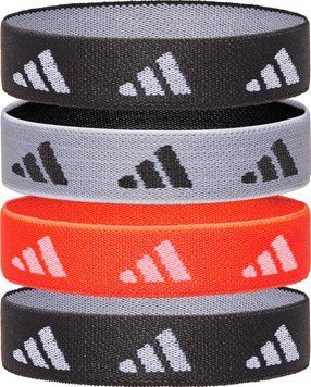 Гумки для волосся Adidas Hair Ties чорний, білий, червоний Жін One Size ADAC-16210