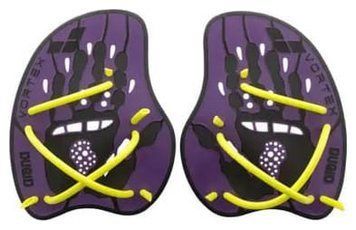 Лопатки для плавання Arena VORTEX EVOLUTION HAND PADDLE фіолетовий, жовтий Уні M 95232-140