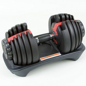 Гантель наборный 24кг 1шт LiveUp ADJUSTABLE DUMBBELL LS2315-24