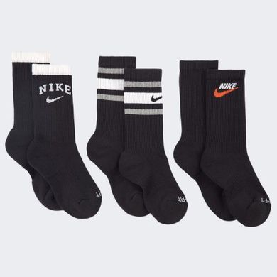 Шкарпетки Nike U NK EVERYDAY PLUS CUSH CREW 3PR чорний Уні 38-42 00000018527